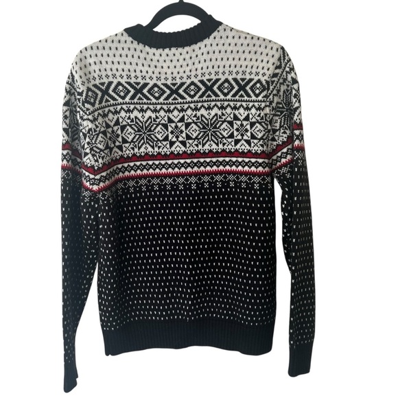 IceWear Black Magnus Norwegian Wool Blend Sweater NWT Small - Picture 2 of 15